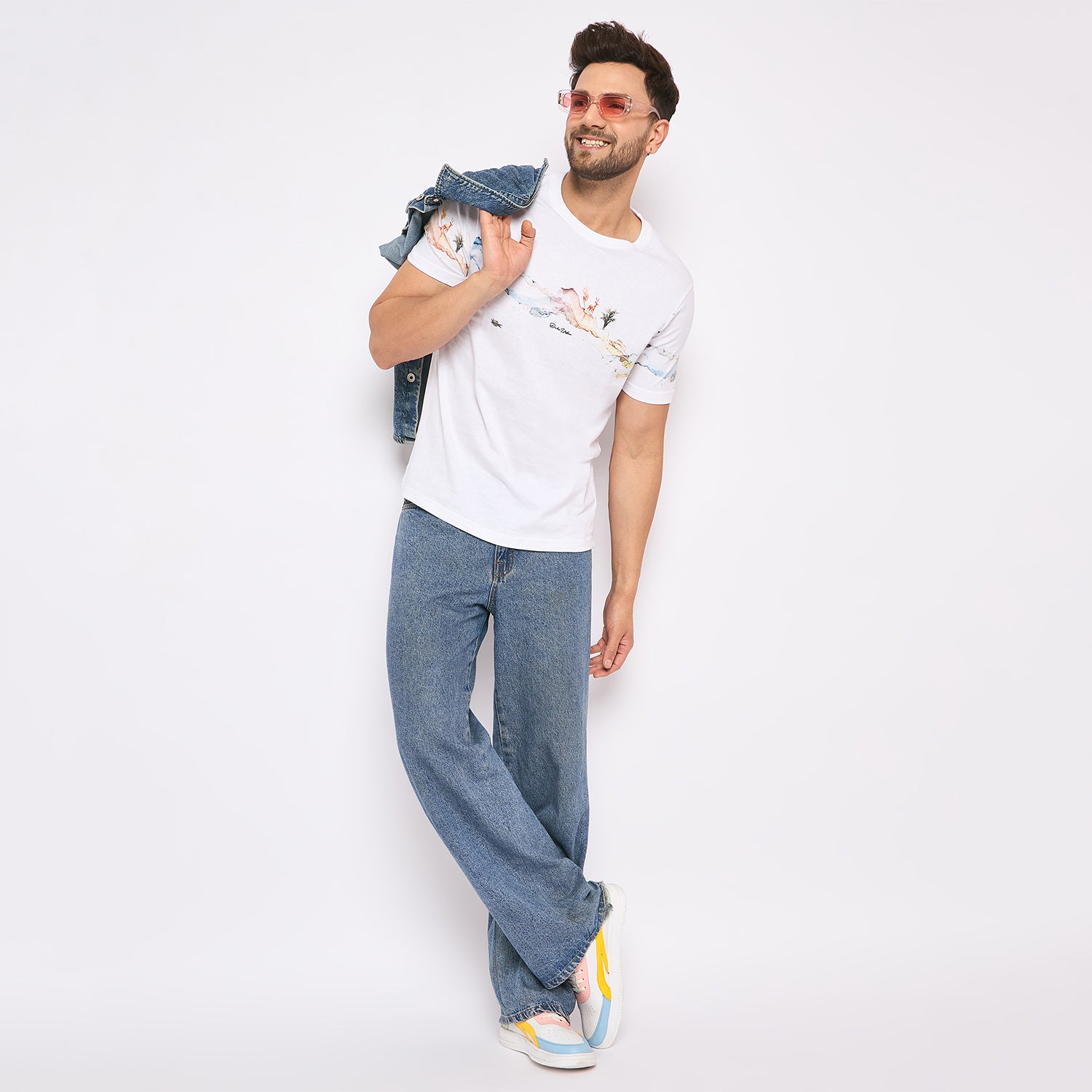 Duke Urban Men Half Sleeve Cotton T-shirt (LF7245)