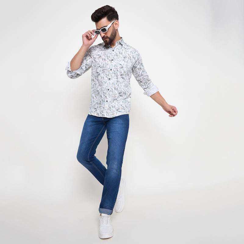 Duke Urban Men Full Sleeve Cotton Shirt (SDO8PRE)