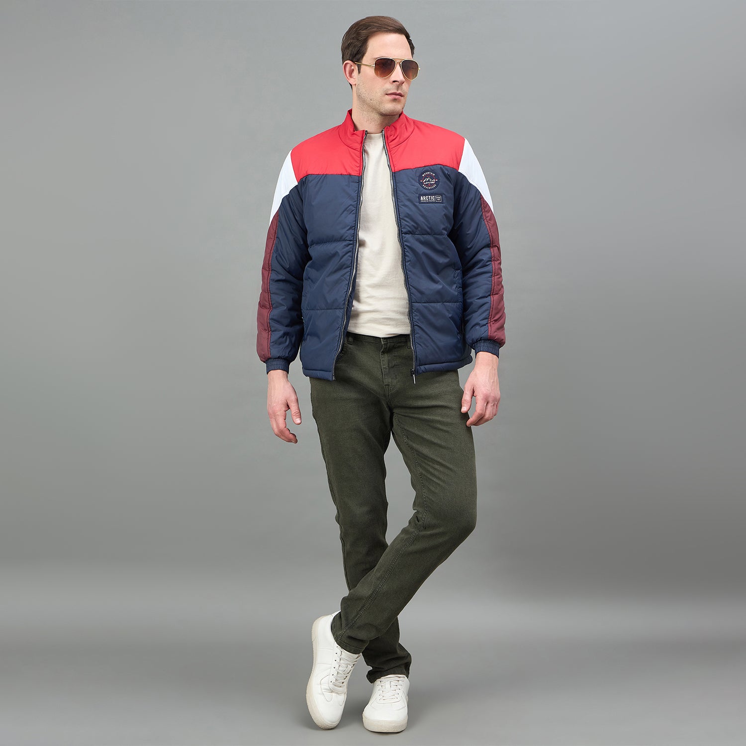 Duke Urban Men Full Sleeve Colorblock Regular Jacket (SDZ3025)