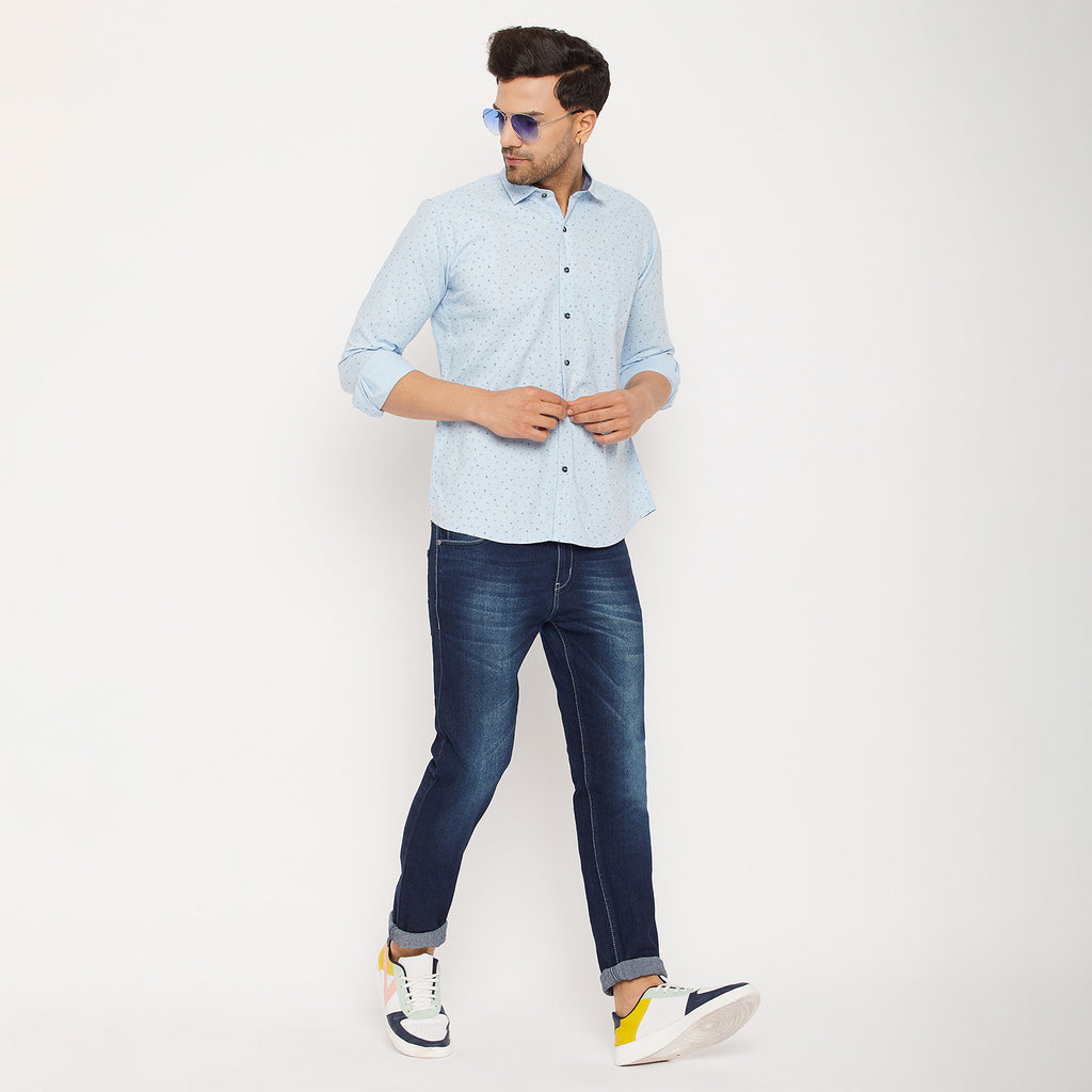 Duke Men Stardust Cotton Full Sleeve Shirt (SDO8PRO)