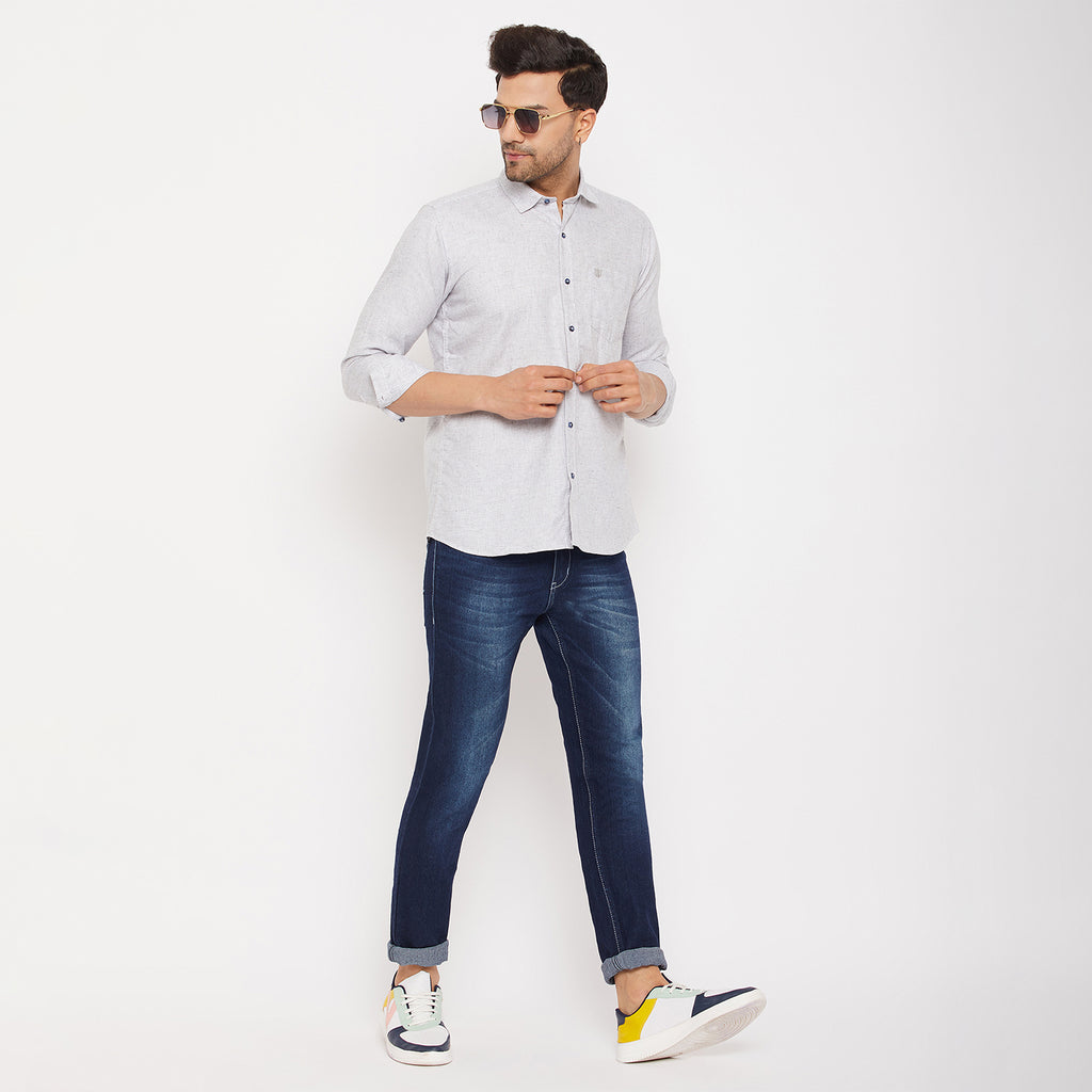 Duke Men Stardust Cotton Full Sleeve Shirt (SDO8PCDL)