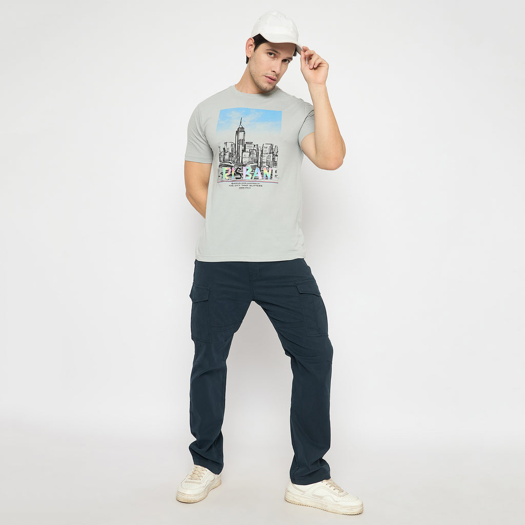 Duke Urban Men Half Sleeve Cotton Tshirt (LF7422)
