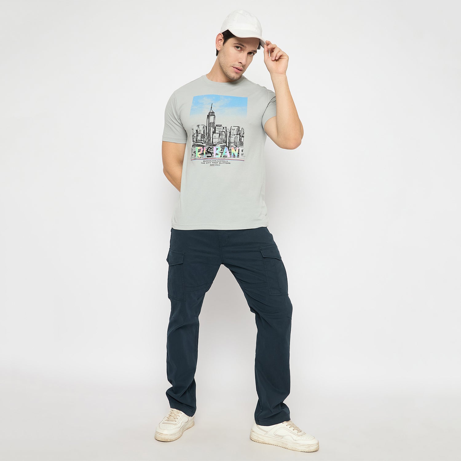 Duke Urban Men Half Sleeve Cotton Tshirt (LF7422)