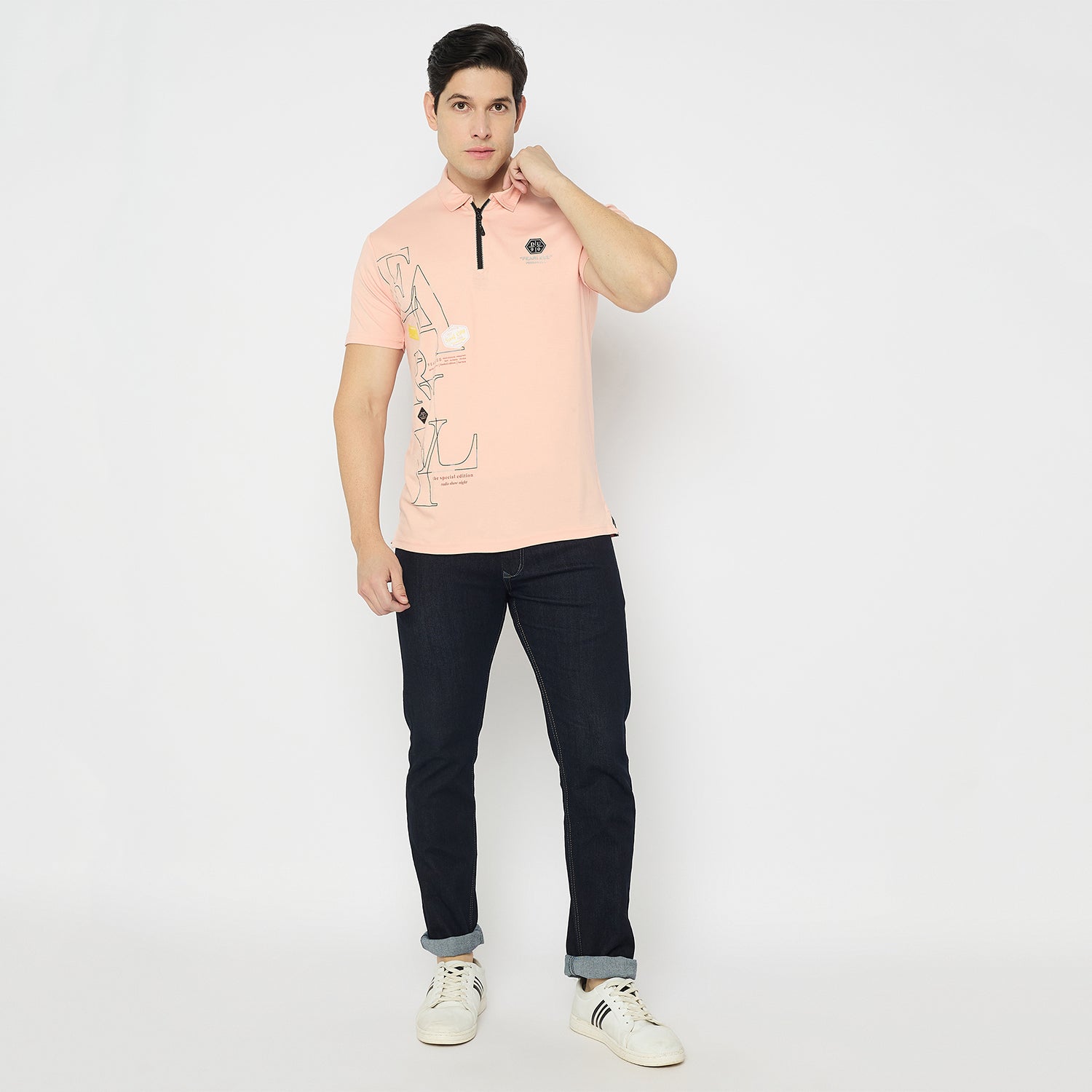 Duke Urban Men Half Sleeve Cotton Polo Tshirt(LF7174)
