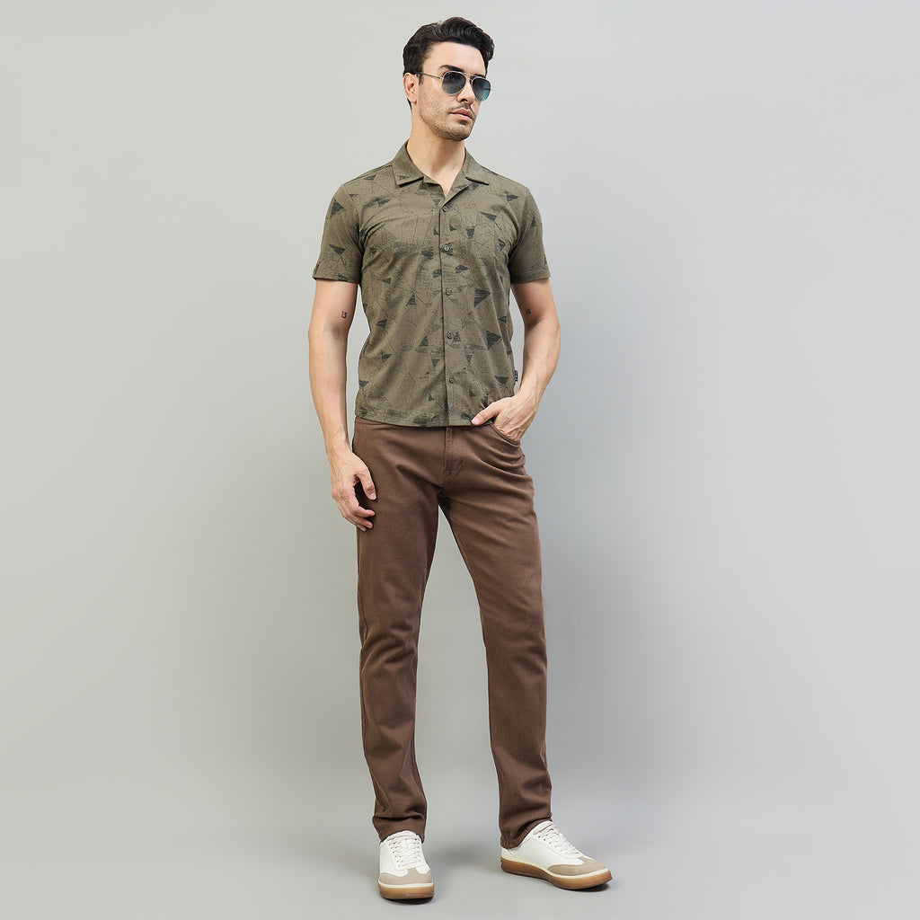 Duke Urban Men Regular Half Sleeve Cotton Shirt (LF6091A)