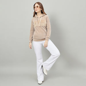 Duke Women Hooded Regular Sweatshirt (LFX970)