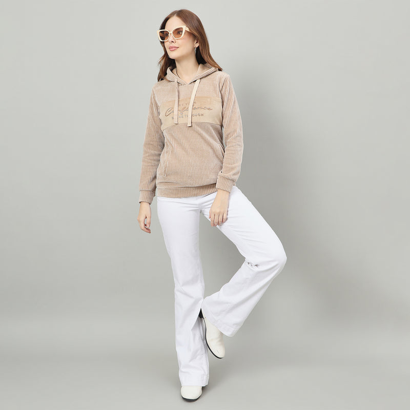 Duke Urban Women Hooded Regular Sweatshirt (LFX970)