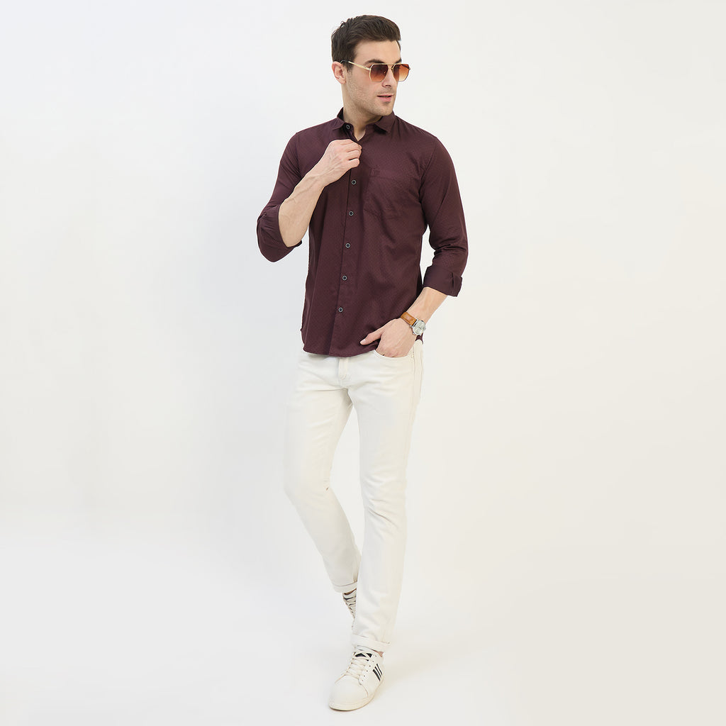 Duke Urban Men Full Sleeve Cotton Shirt (SDO5PRSC)