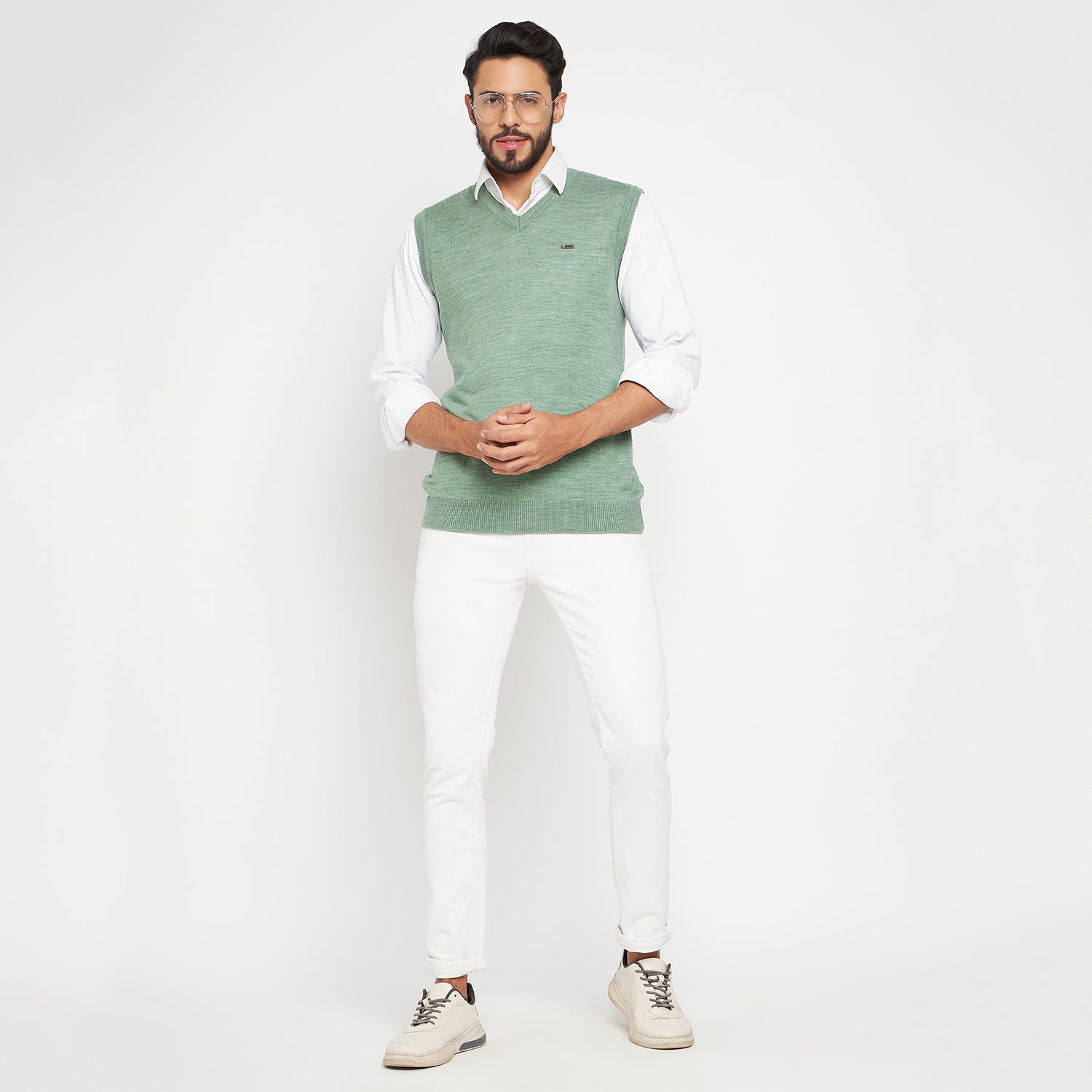 Duke Urban Men Sleeveless V-Neck Sweater (SDS2000)