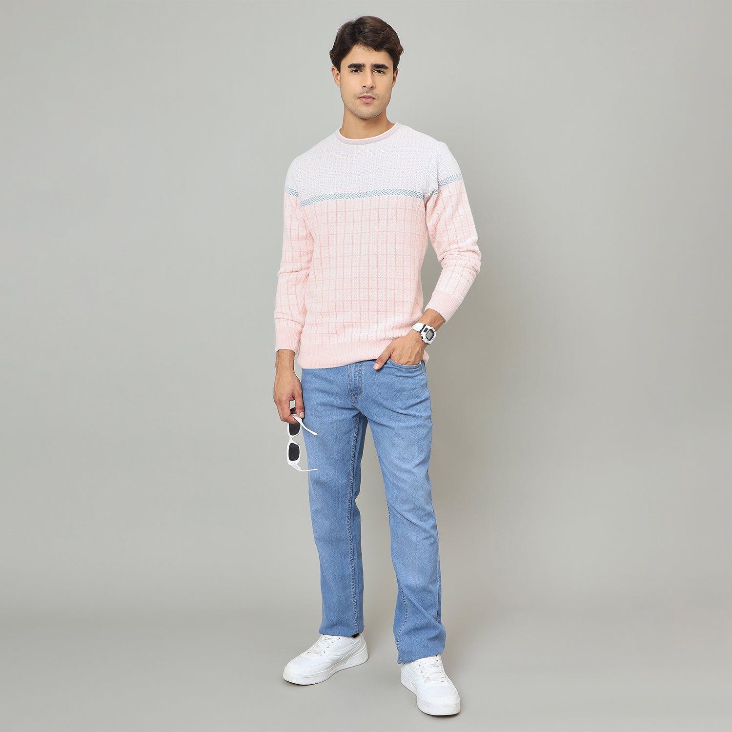 Duke Urban Men Full Sleeve Classic round neck sweater (SDS2241)