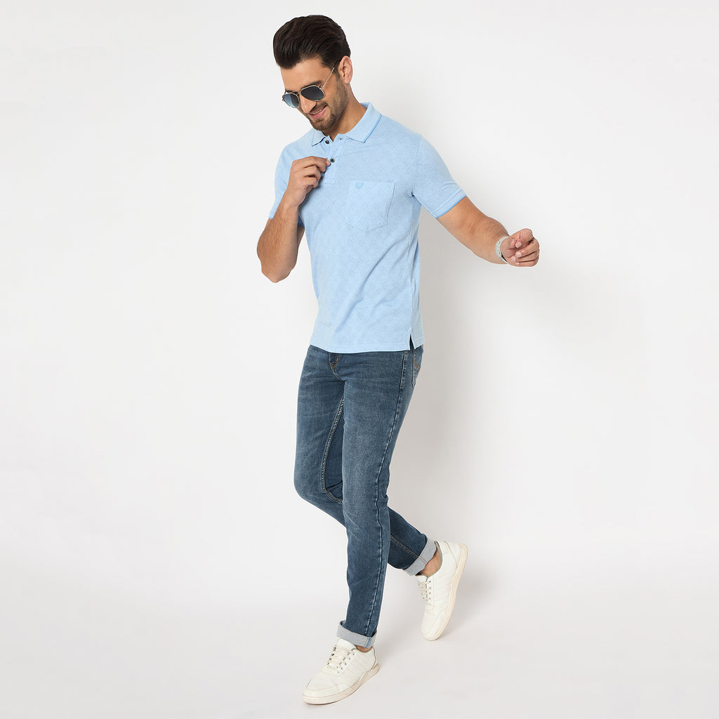 Duke Urban Men Half Sleeve Cotton Tshirt (LF7471)