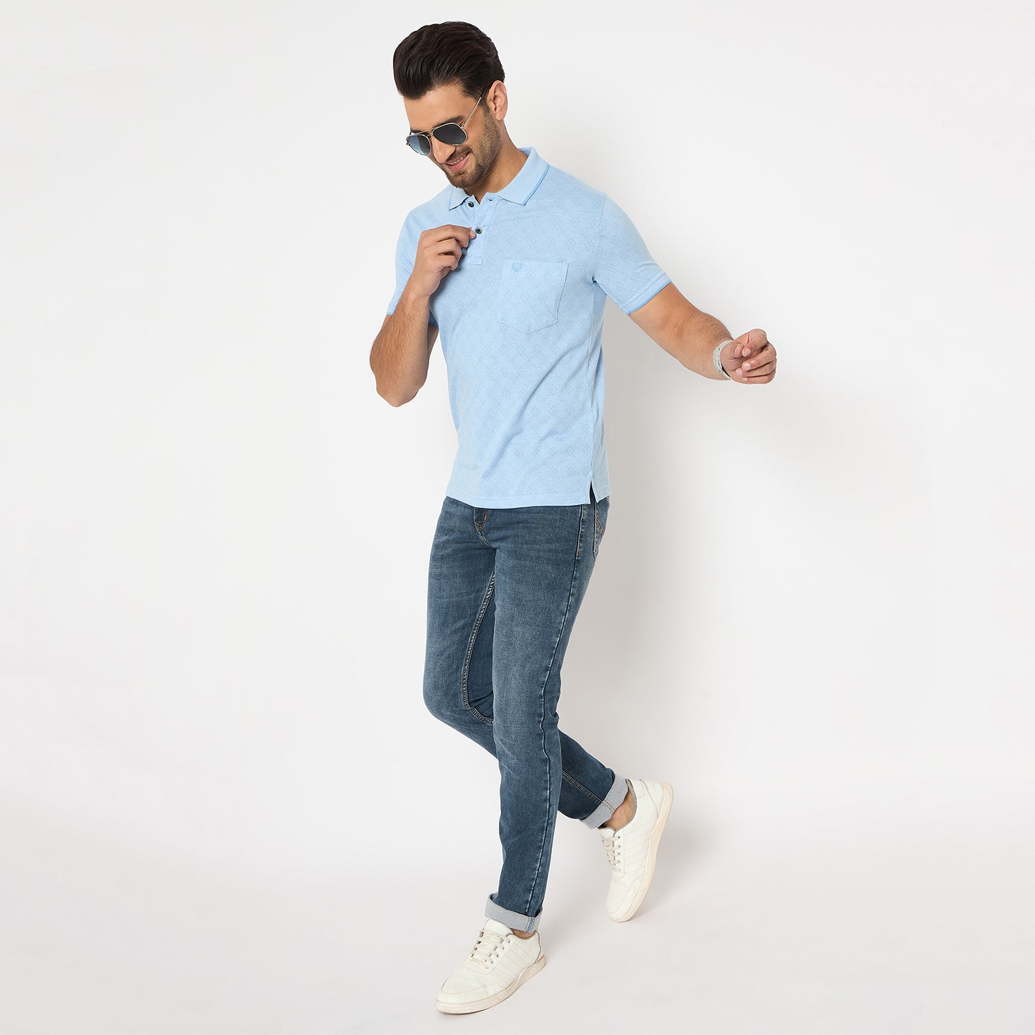 Duke Urban Men Half Sleeve Cotton Tshirt (LF7471)
