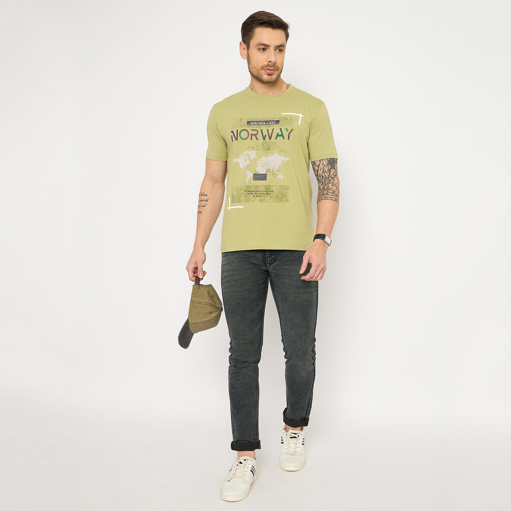 Duke Urban Men Half Sleeve Cotton Tshirt (LF7436)