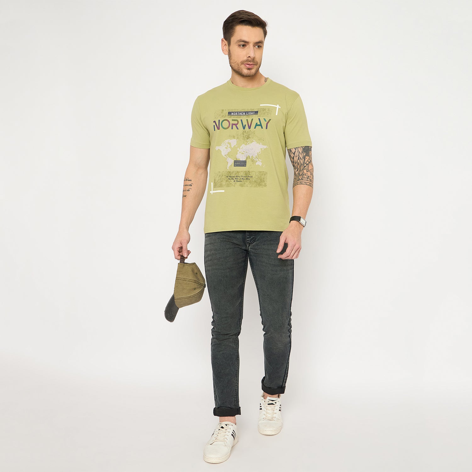 Duke Urban Men Half Sleeve Cotton Tshirt (LF7436)