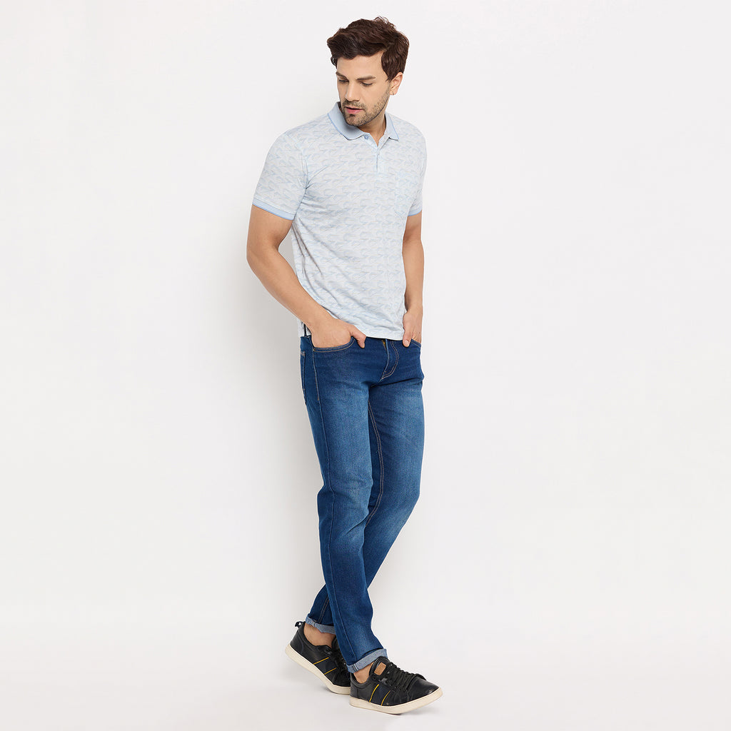 Duke Urban Men Half Sleeve Cotton T-shirt (LF7313)
