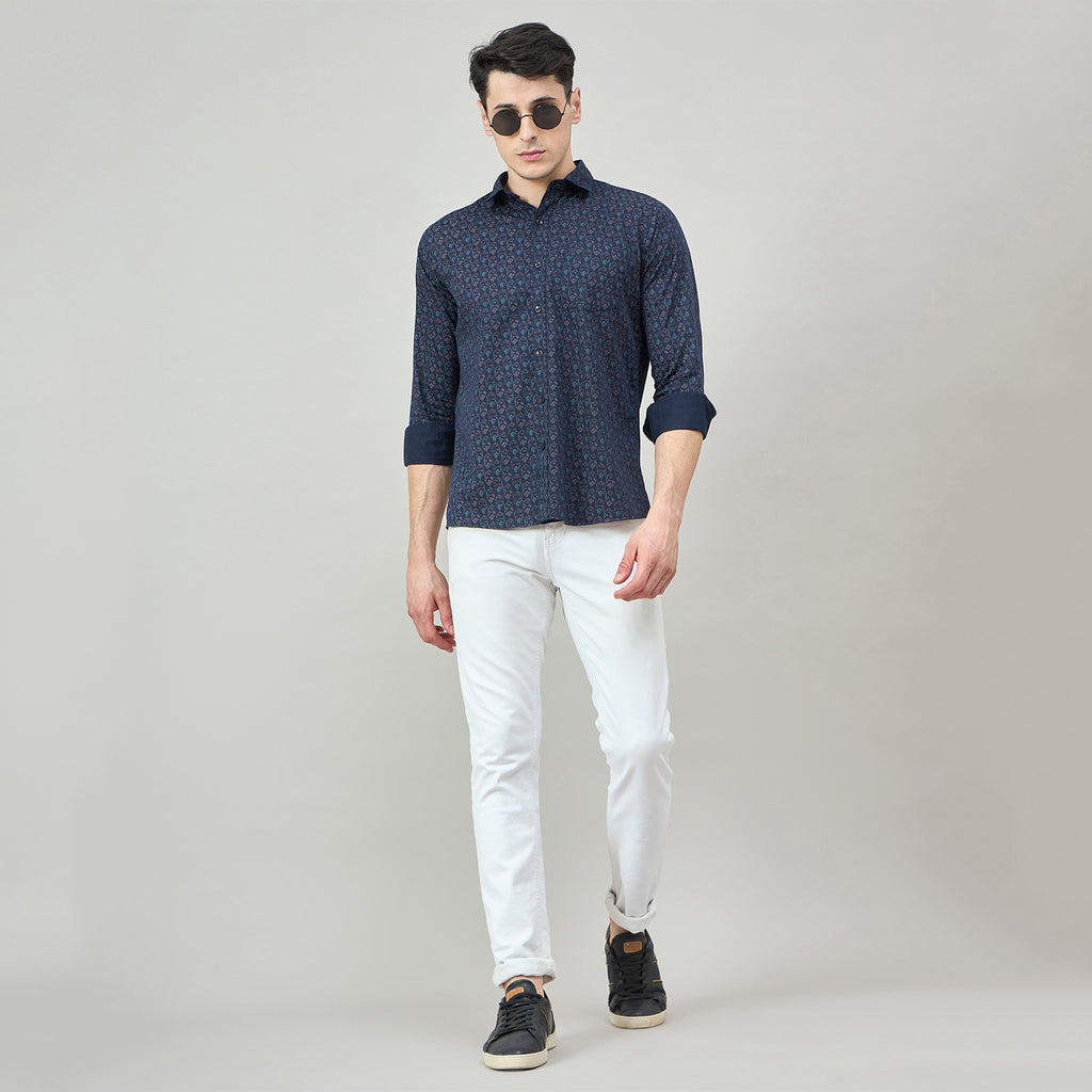 Duke Urban Men Full Sleeve Cotton Shirt (SDO8PRAY)