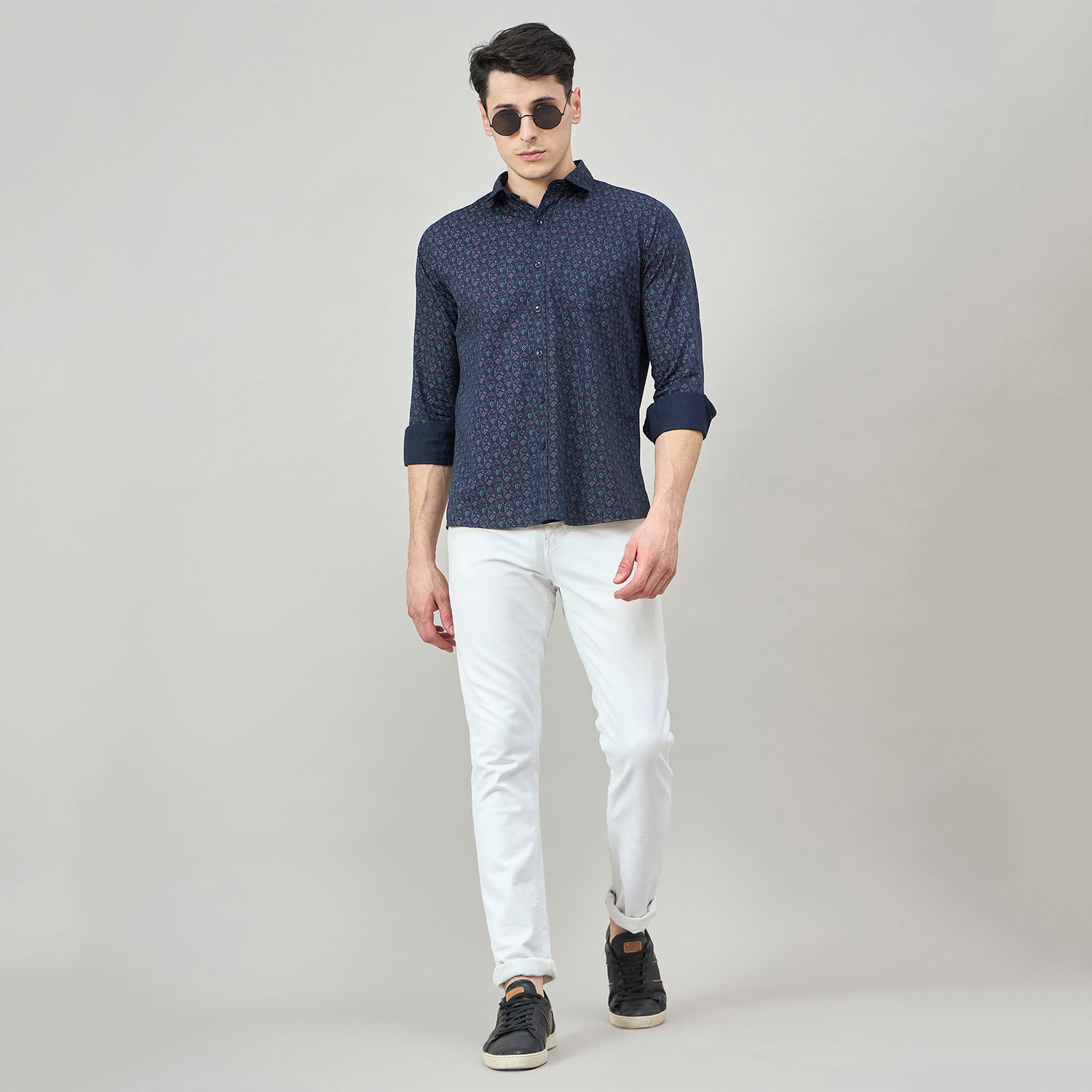 Duke Urban Men Full Sleeve Cotton Shirt (SDO8PRAY)