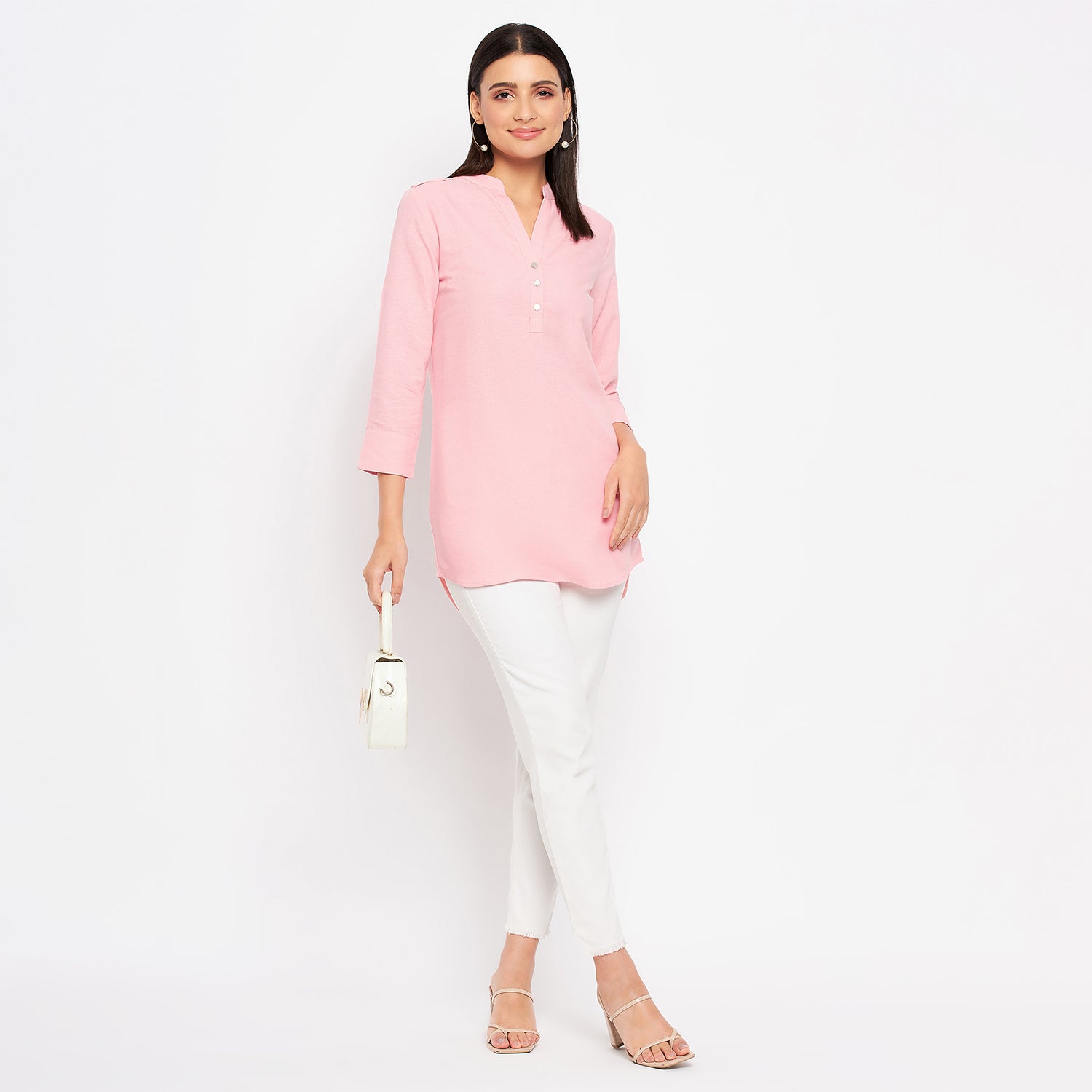 Duke Urban Women 3/4 Sleeve Solid Tunic (SDX4110)