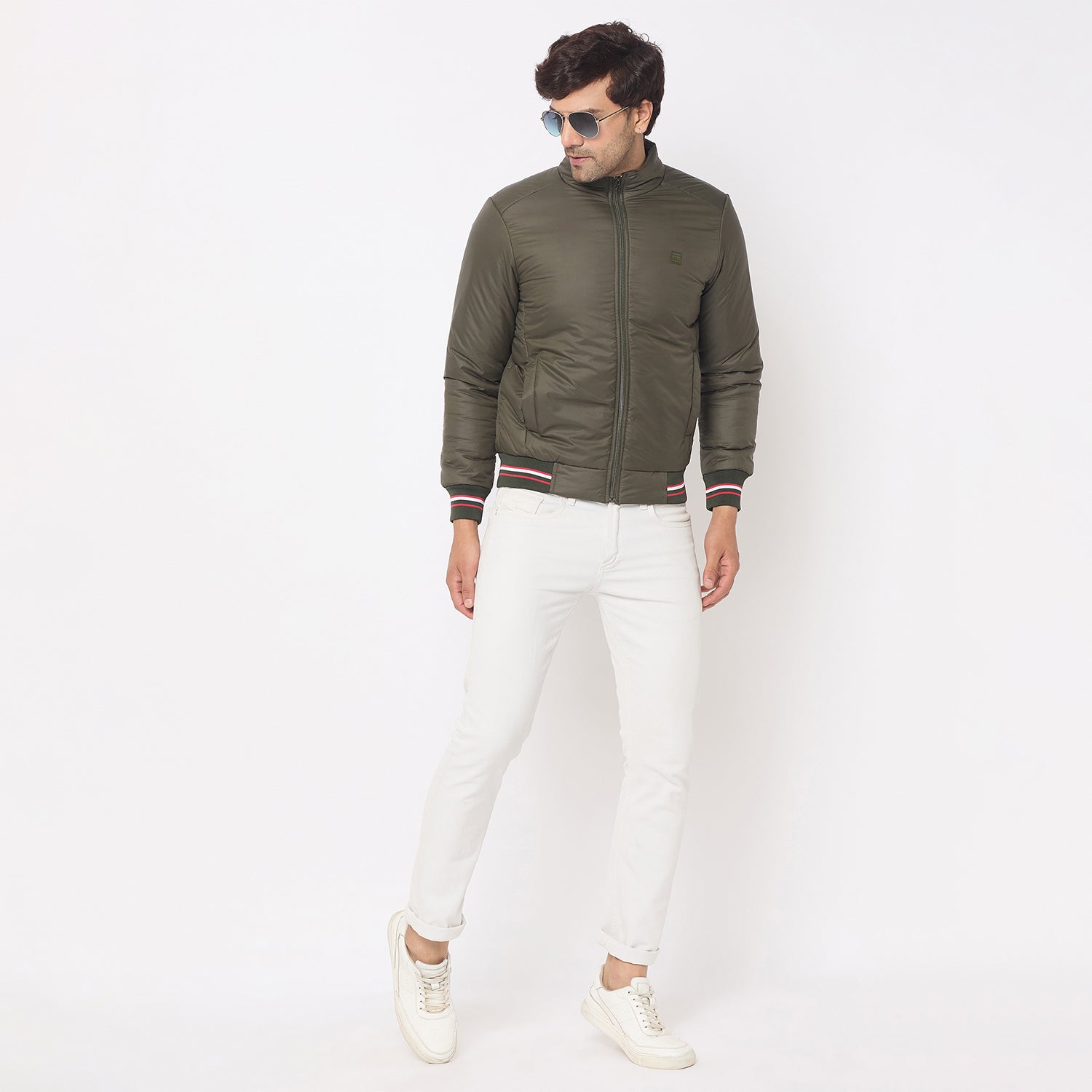 Duke Urban Men Full Sleeve Bomber Jacket (SDZ3089R)