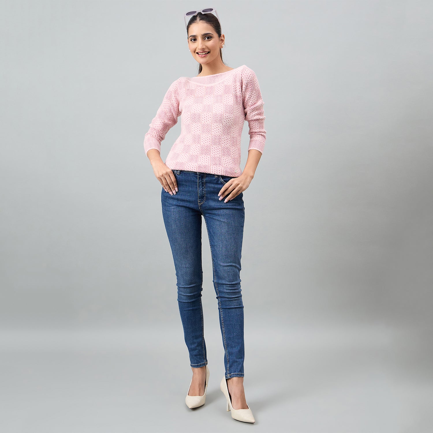 Duke Urban Women Full Sleeve BoatNeck Pullover (SDS1398)