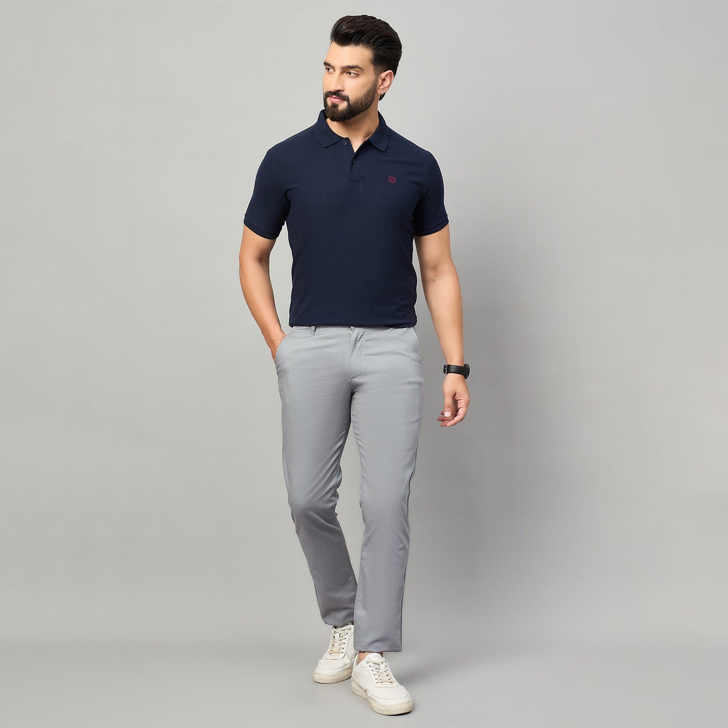 Duke Urban Men Flatfront Narrowfit Trouser (SDT4616)