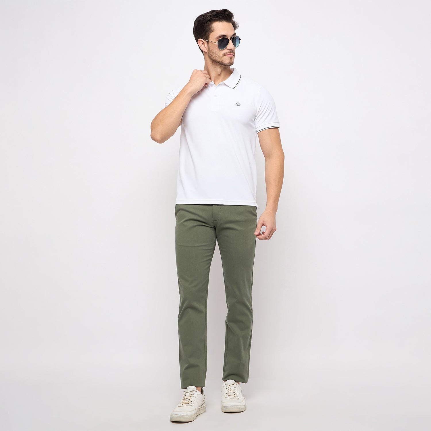 Duke Urban Men Flatfront Narrowfit Chinos Trousers (SDT4568)
