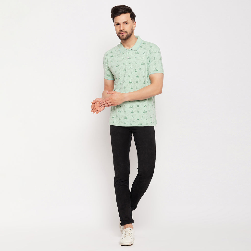 Duke Urban Men Half Sleeve Cotton T-shirt (LF5870)