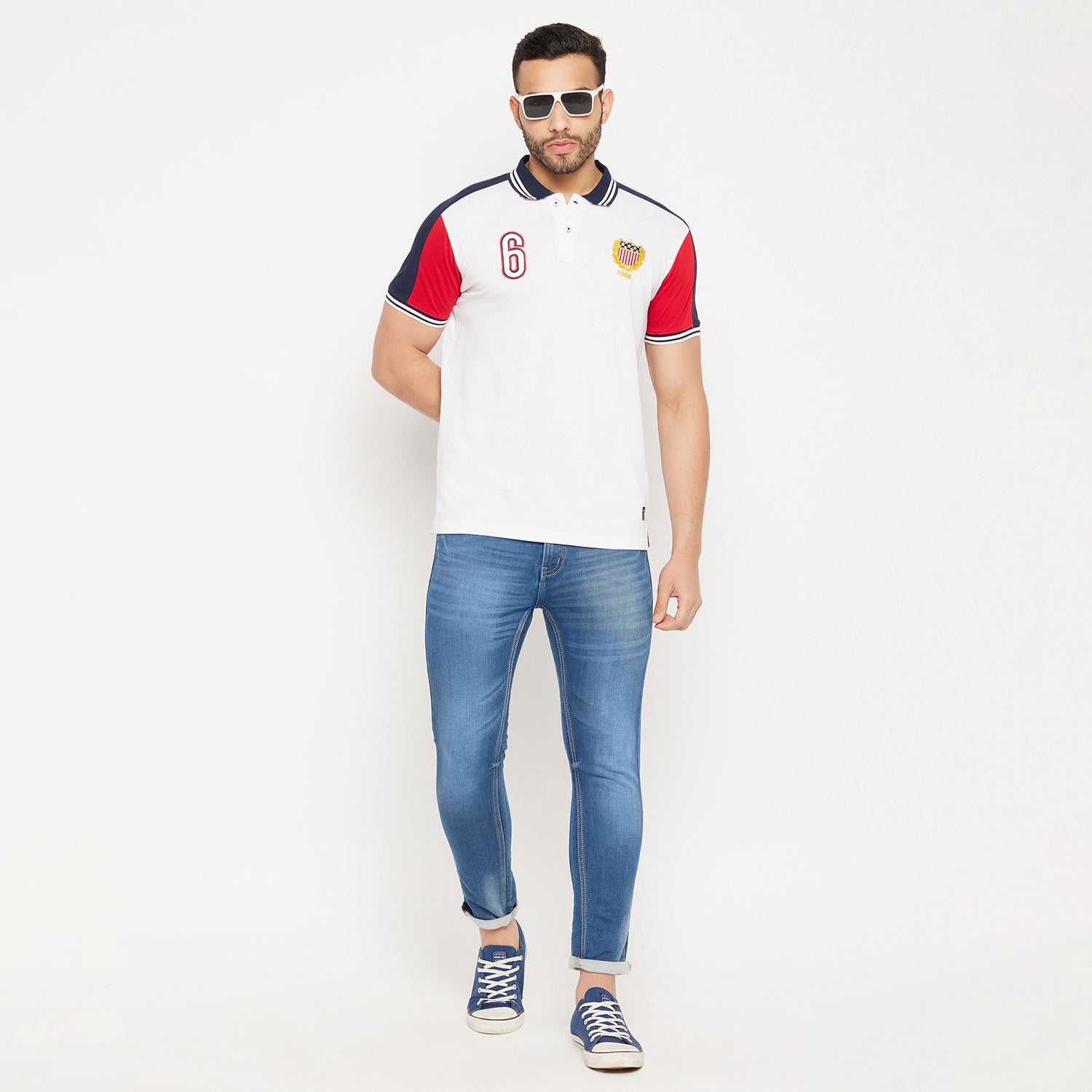 Duke Stardust Men Half Sleeve Polo Neck Cotton T-shirt (3965)
