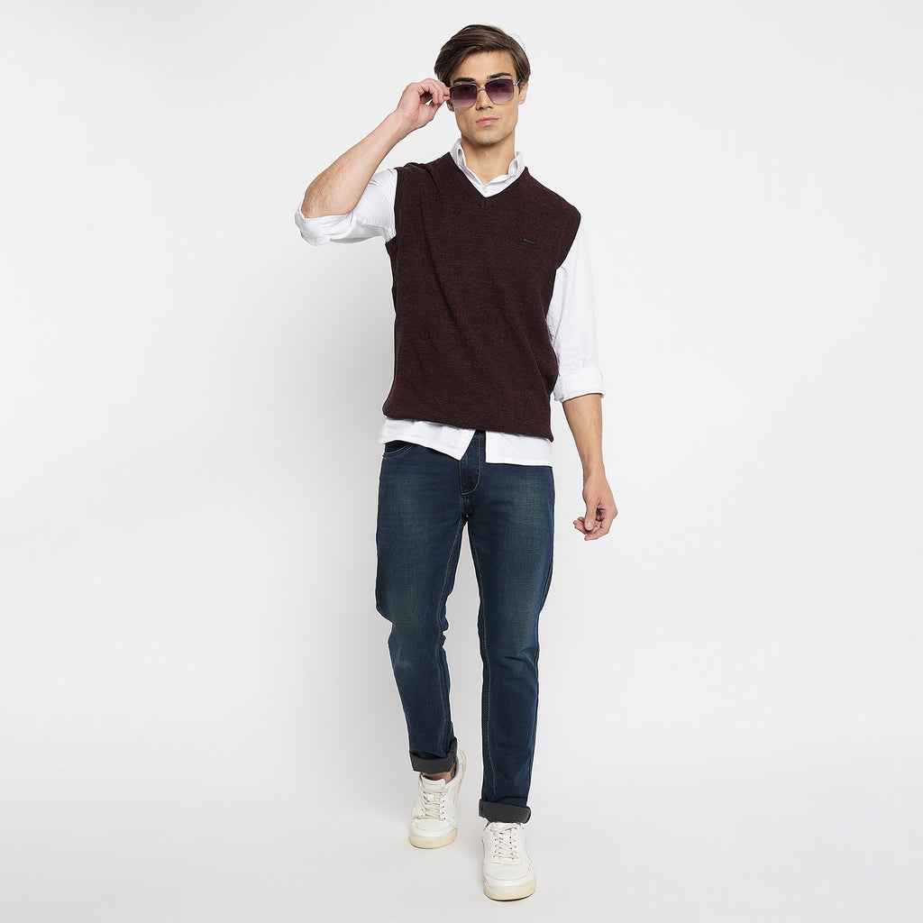 Duke Urban Men Sleeveless V-Neck Sweater (SDS5000)