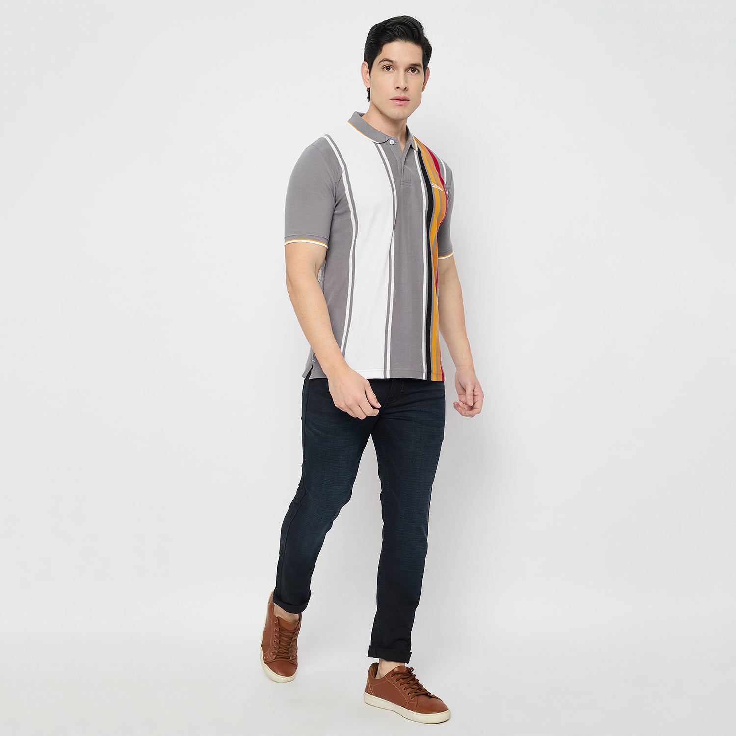 Duke Urban Men Half Sleeve Cotton Polo Tshirt (LF7477)