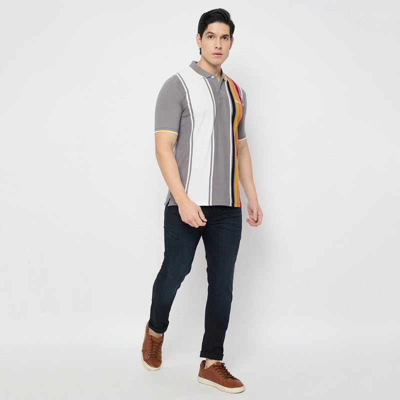 Duke Urban Men Half Sleeve Cotton Polo Tshirt (LF7477)