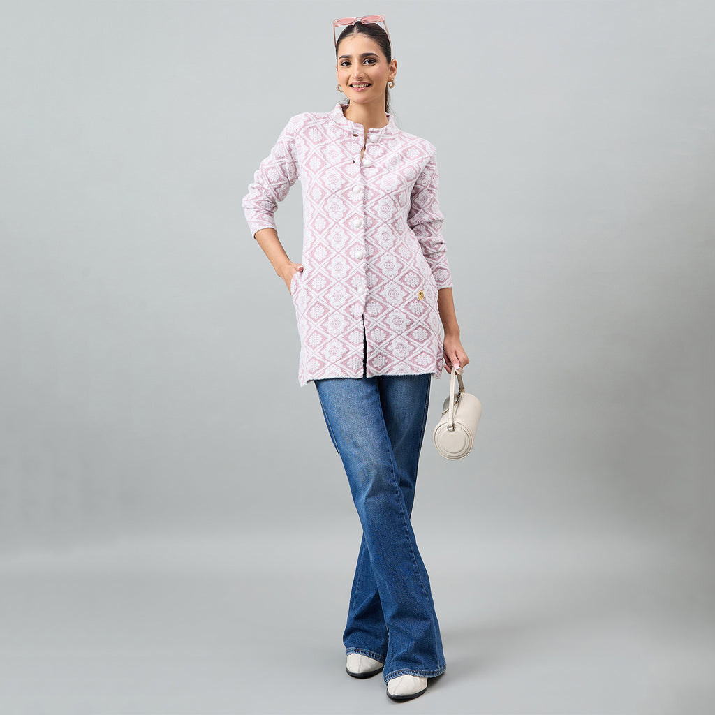 Duke Urban Women Full Sleeve Front Open Regular Cardigan (SDS1368)