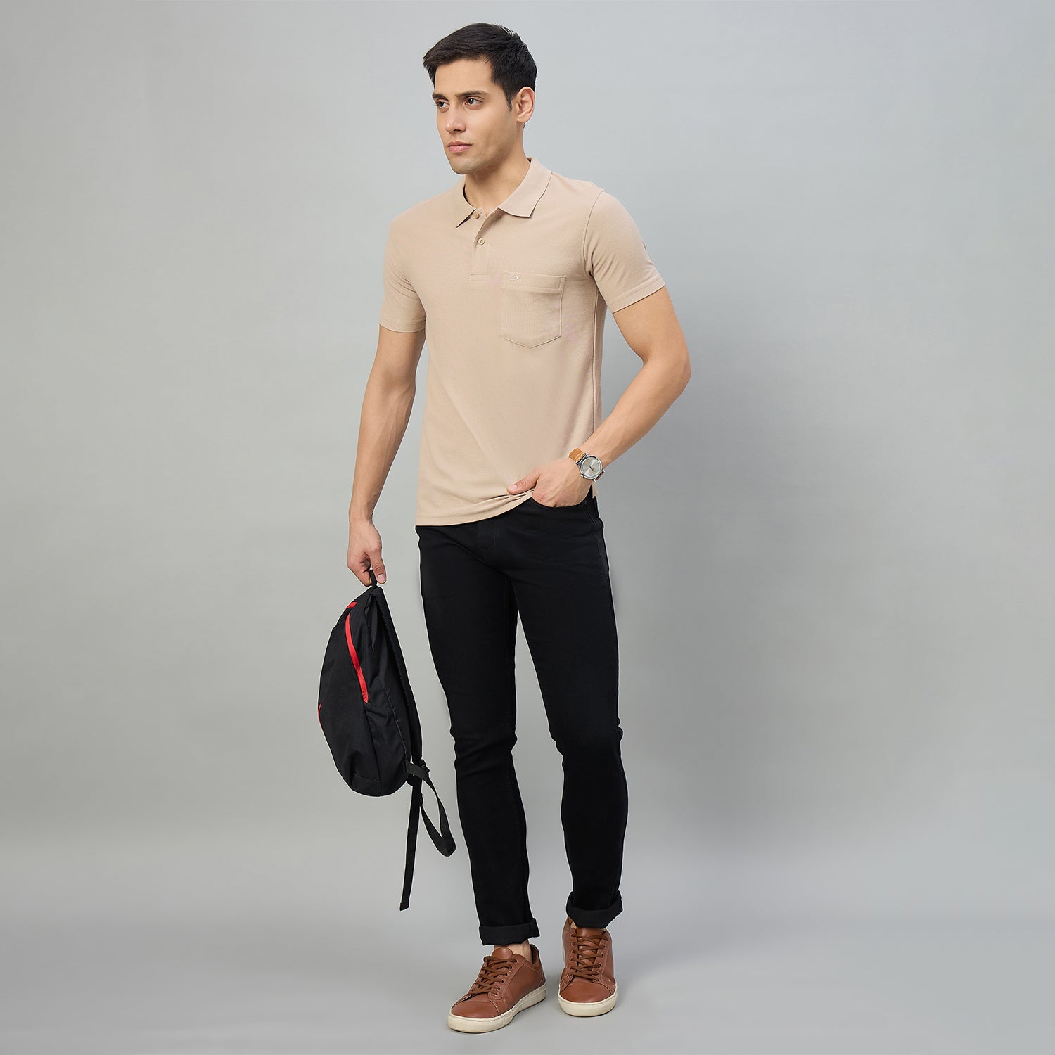 Duke Men Narrow Fit Stretchable Jeans (SD5900NR)