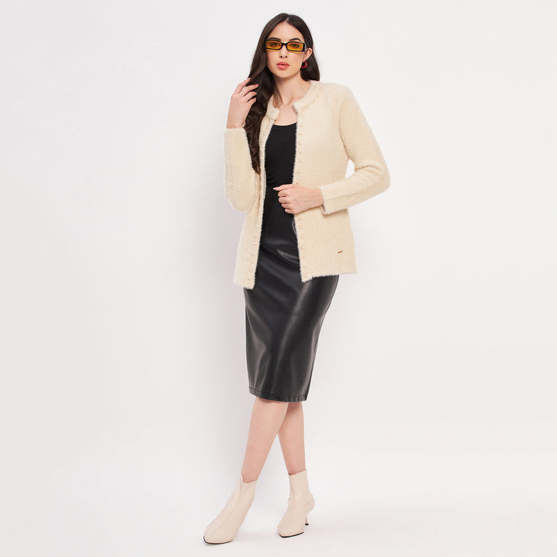 Duke Urban Women Full Sleeve Solid Shrug (LQS9791)