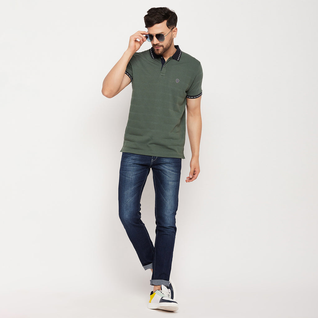 Duke Stardust Men Half Sleeve Cotton T-shirt (LF5854)
