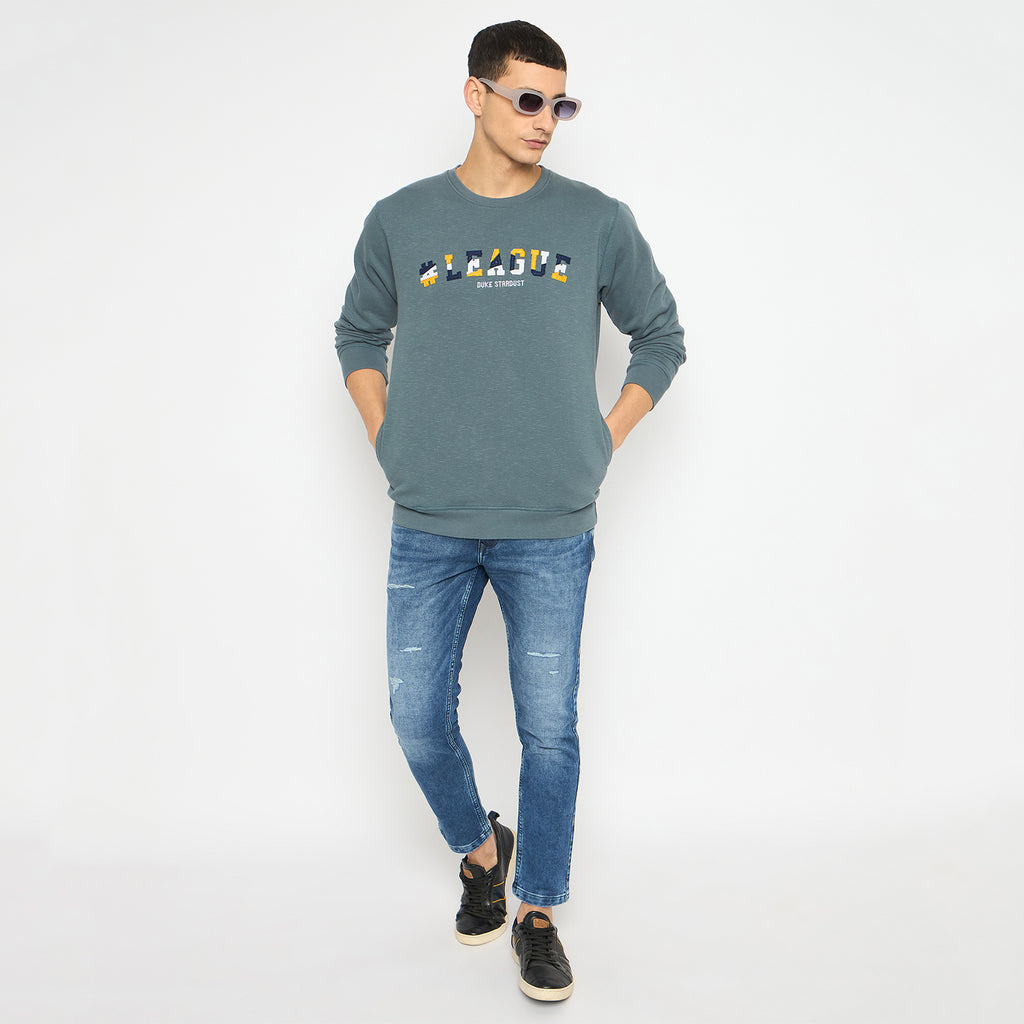 Duke Urban Men Full Sleeve Round Neck Sweatshirt (LF6227)