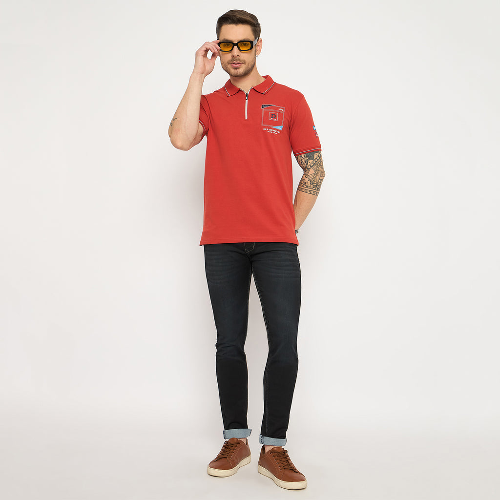 Duke Urban Men Half Sleeve Cotton Tshirt (LF7416S)