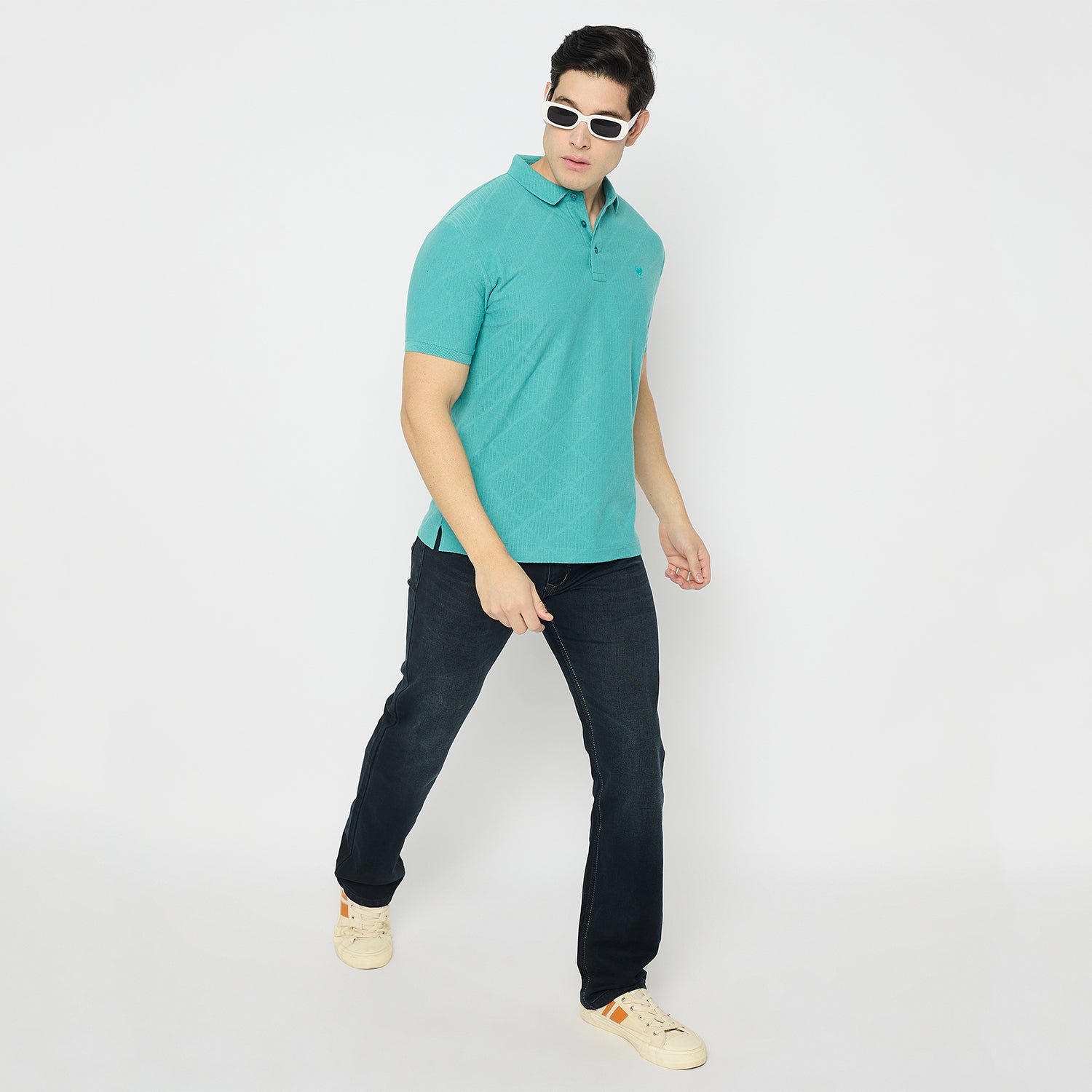 Duke Urban Men Half Sleeve Cotton Collared Tshirt (LF7558)