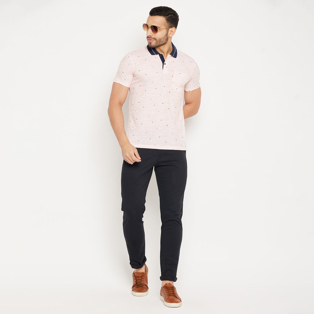 Duke Stardust Men Half Sleeve Polo Neck Cotton T-shirt (4260)