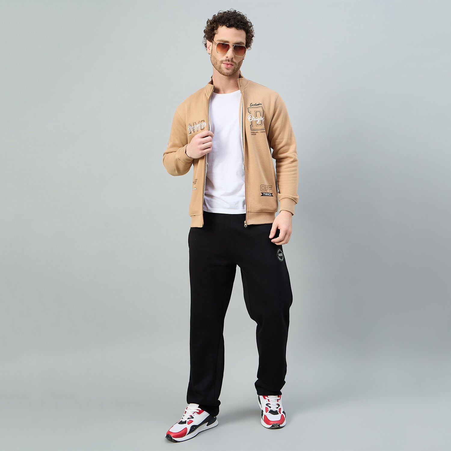 Duke Urban Men Full Zip Regular Sweathirt (LF6378)