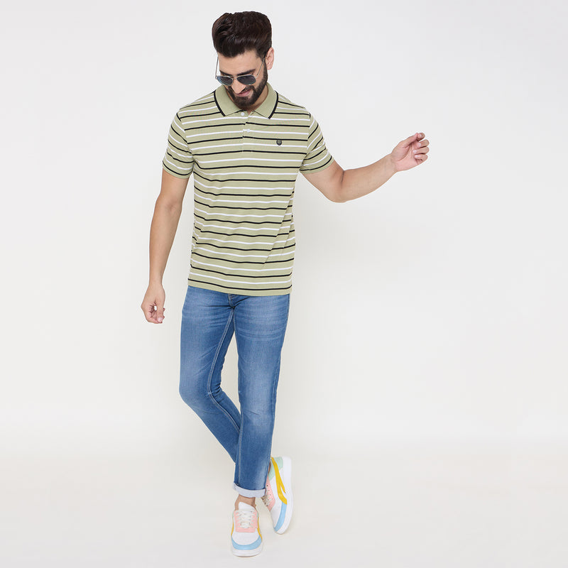 Duke Urban Men Half Sleeve Cotton Tshirt (MLF1155)