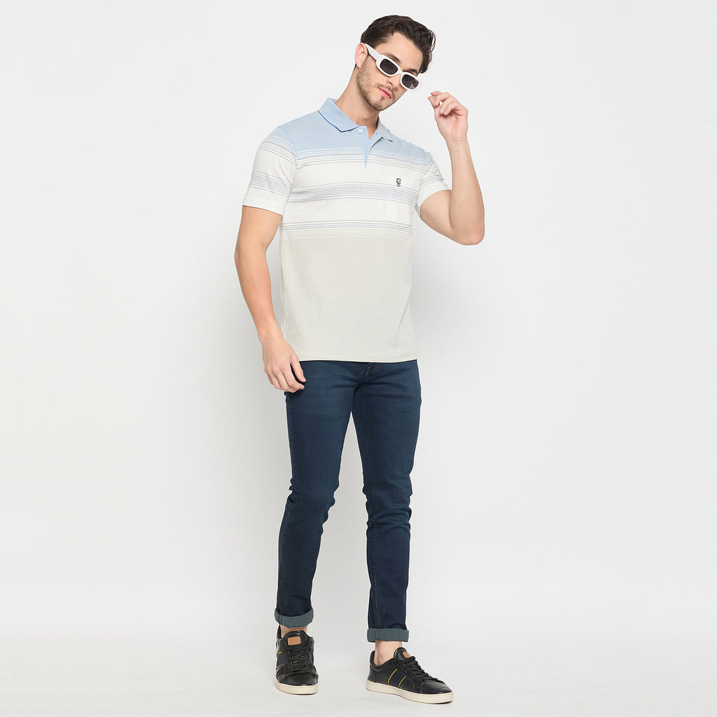 Duke Stardust Men Half Sleeve Cotton T-shirt (LF7304)