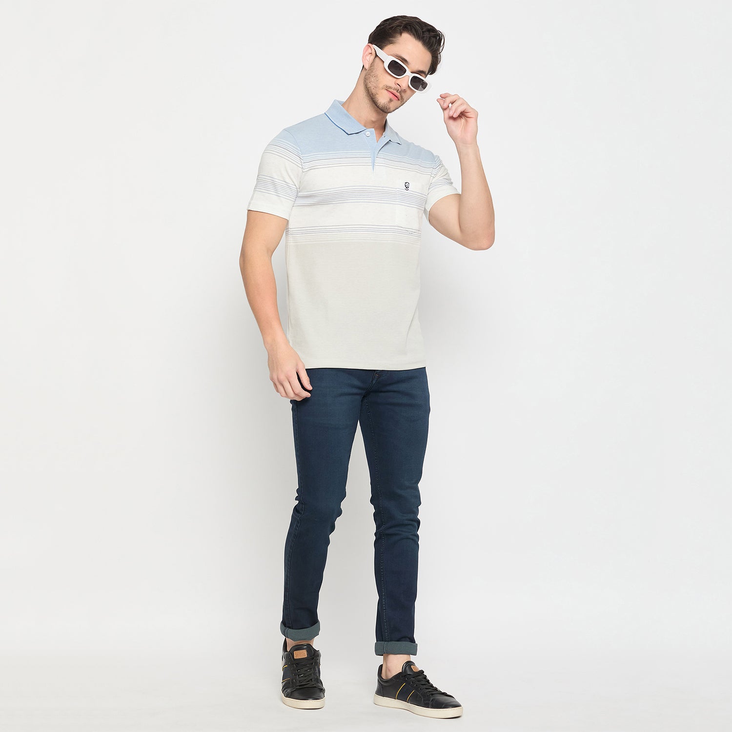 Duke Stardust Men Half Sleeve Cotton T-shirt (LF7304)