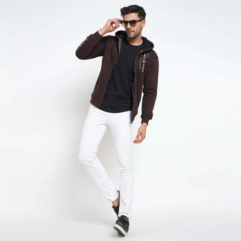 Duke Urban Men Hooded Zipper Sweatshirt (LF6261)