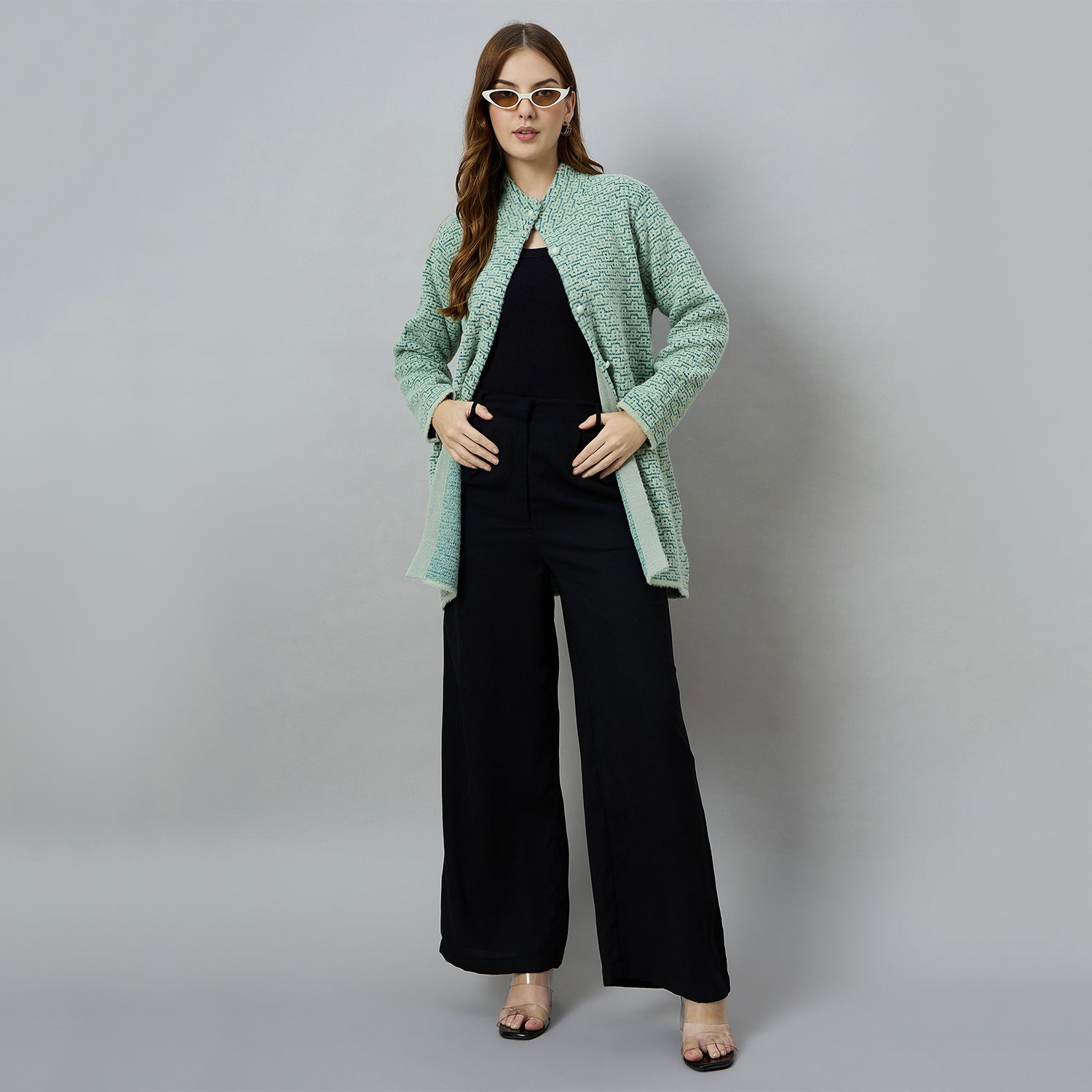 Duke Urban Women Long Coat Shortstyle Cardigan (ONSDS108)
