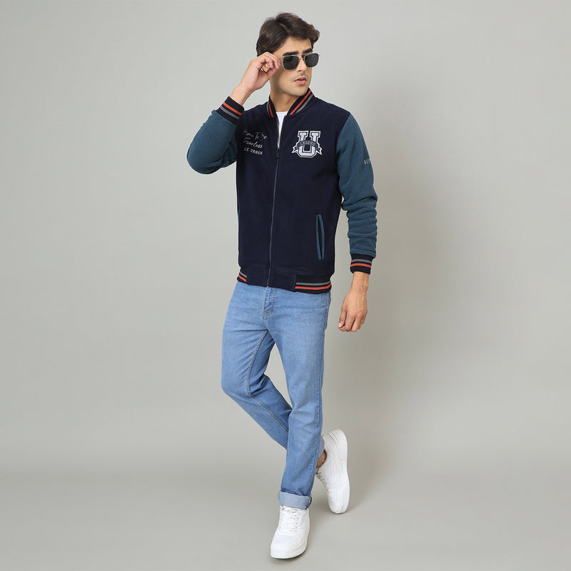 Duke Urban Men Full Zip Regular Sweatshirt (LF6426)