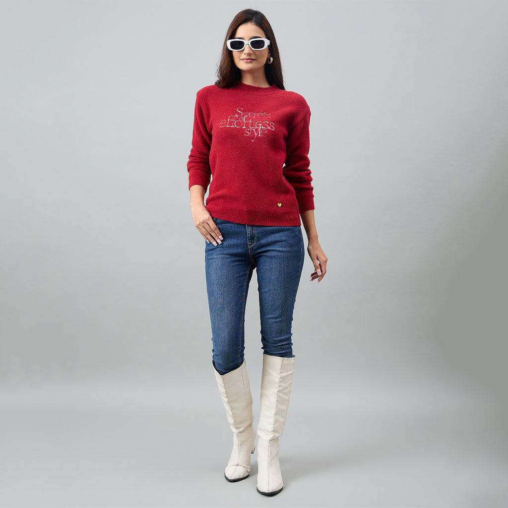 Duke Urban Women Full Sleeve RoundNeck Pullover (SDS1408)