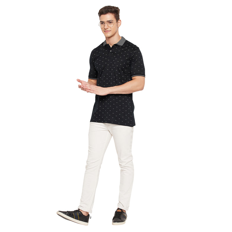 Duke Urban Men Half Sleeve Cotton T-shirt (LQ4593)