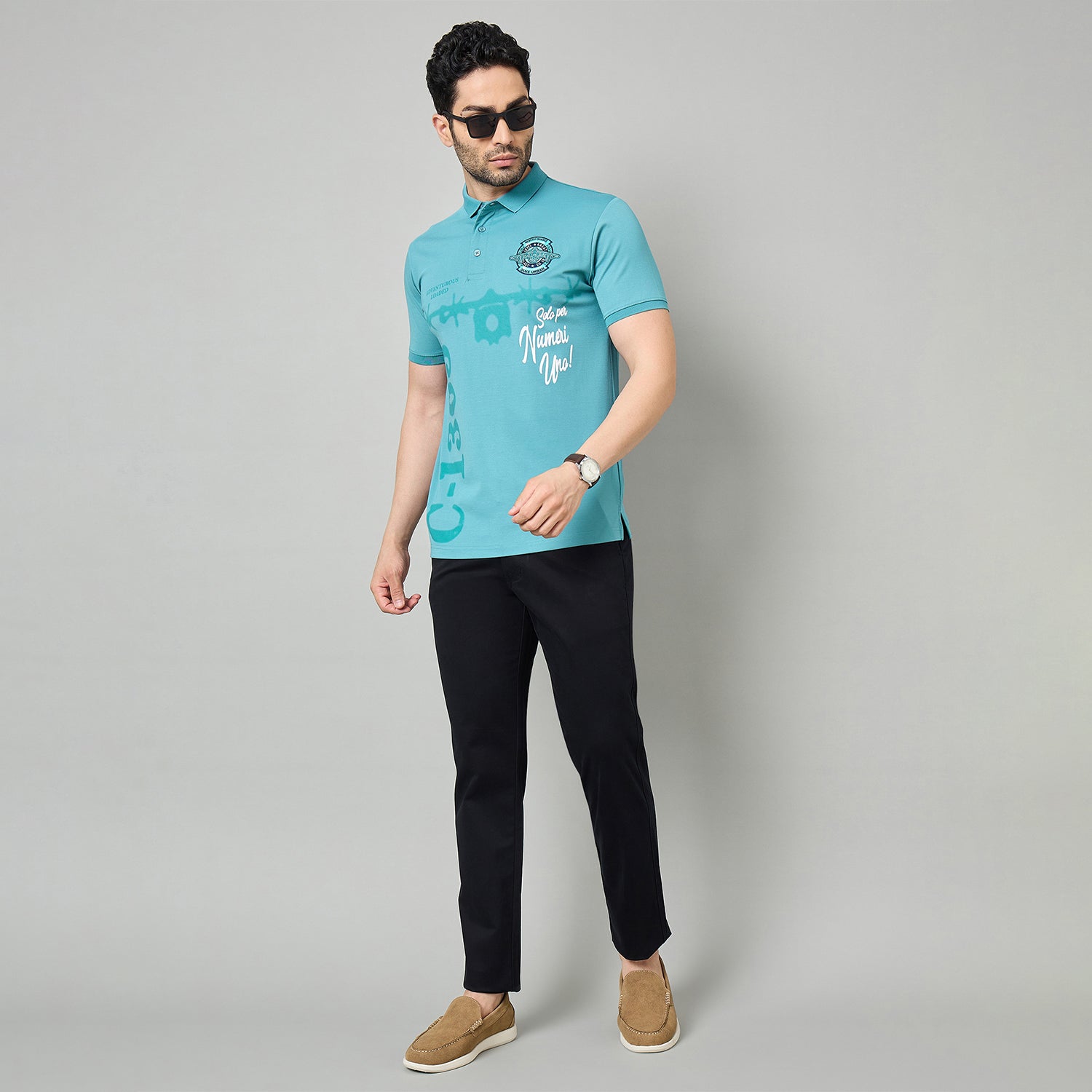 Duke Urban Men Half Sleeve Cotton Tshirt (LF7638)