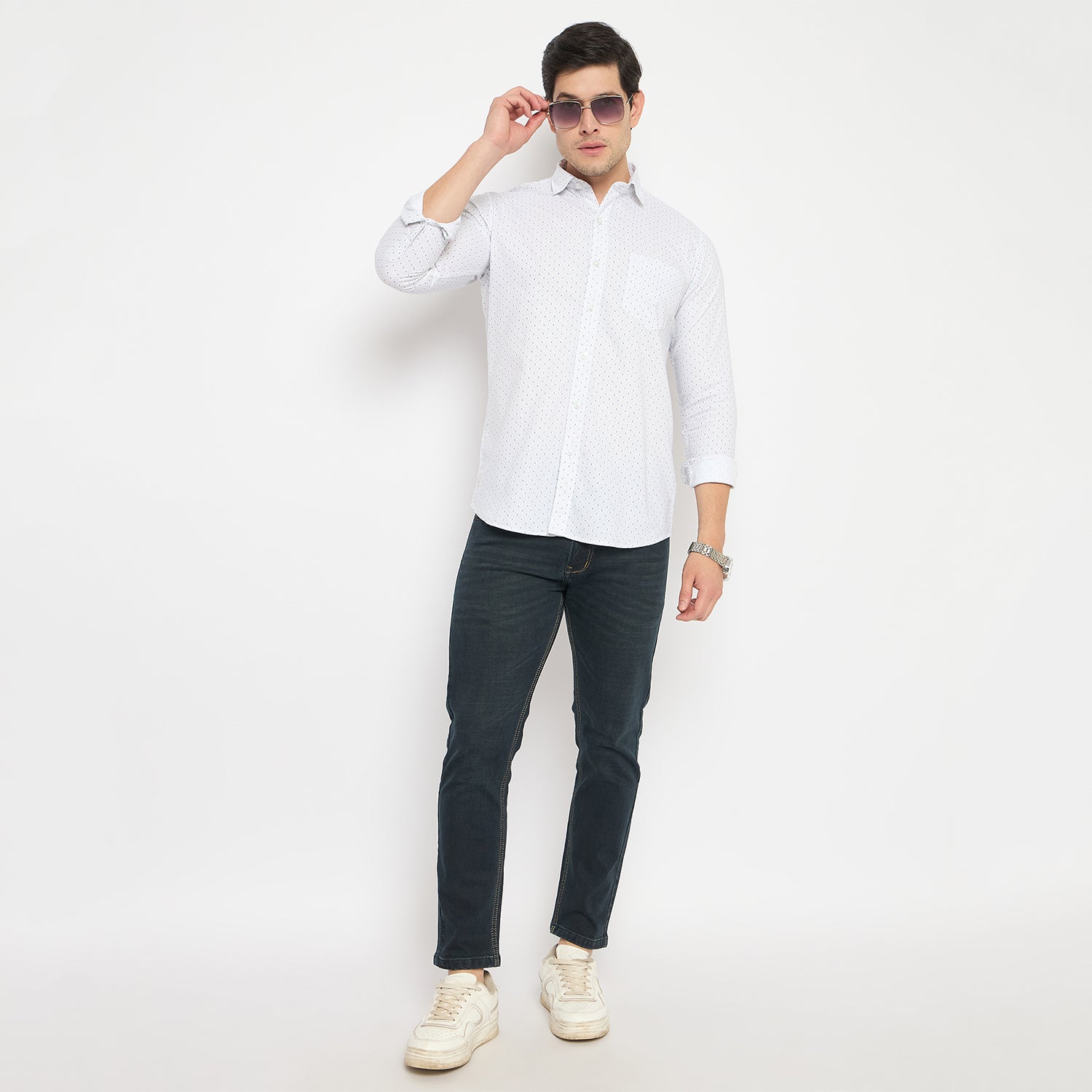 Duke Urban Men Full Sleeve Cotton Shirt (SDO8PRBA)